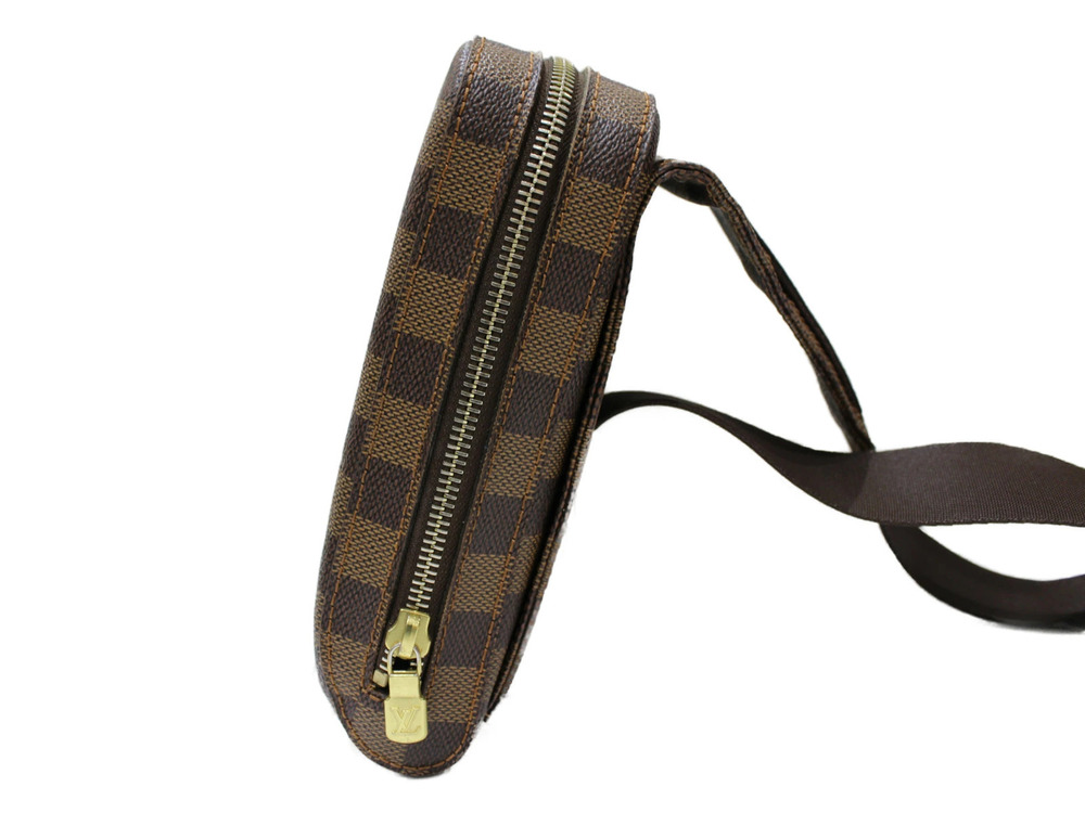 Louis Vuitton Crossbody Body Damier Geronimos Bag Bum Belt Brown